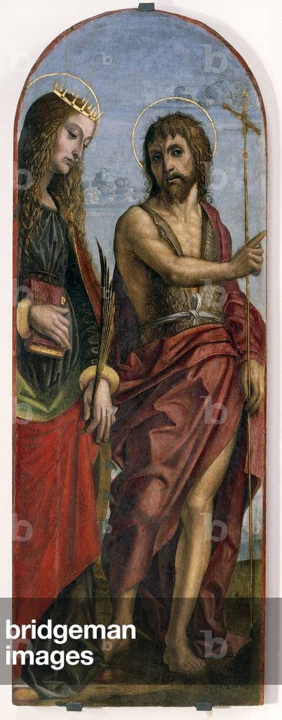 Triptych Madonna with Child and Saints