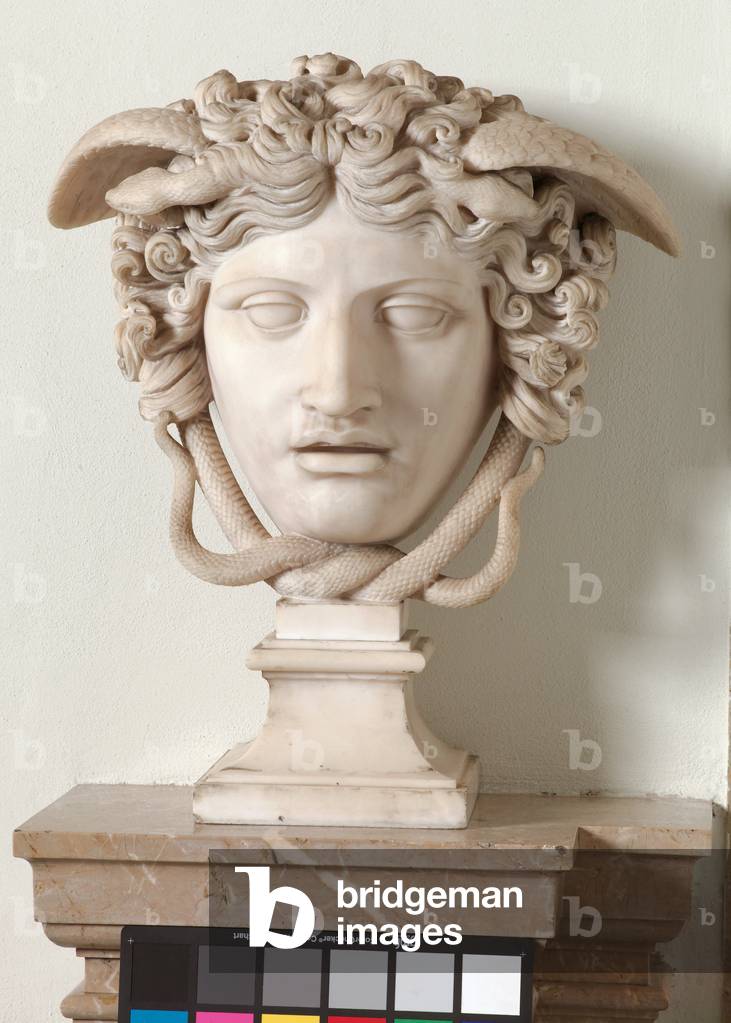 Head of Medusa, 1800-50 (marble)