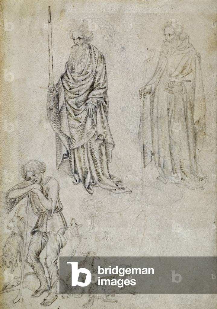 Saint Paul, One Hermit and One Shepherd with His Flock