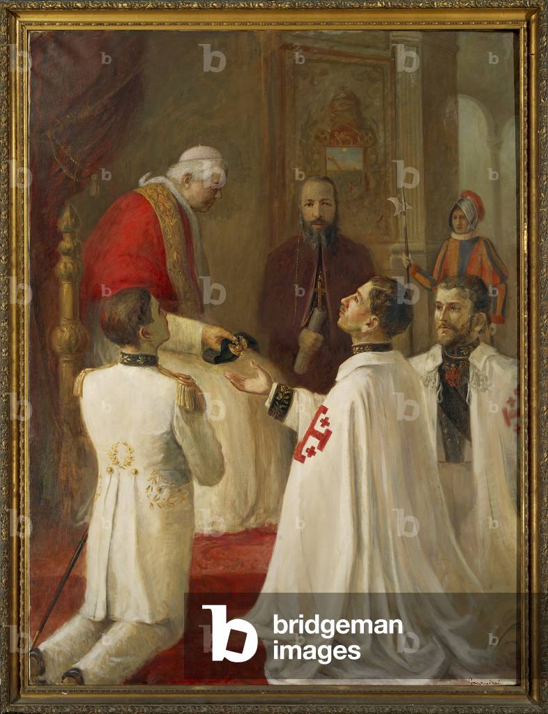 The Pope Pius X Granting the Military Trophy to the Knights of the Holy Sepulcher