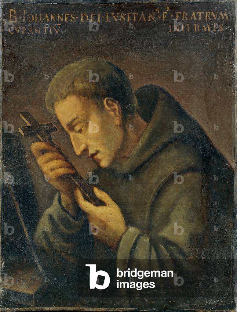 Portrait of Saint John of God born Juan Ciudad