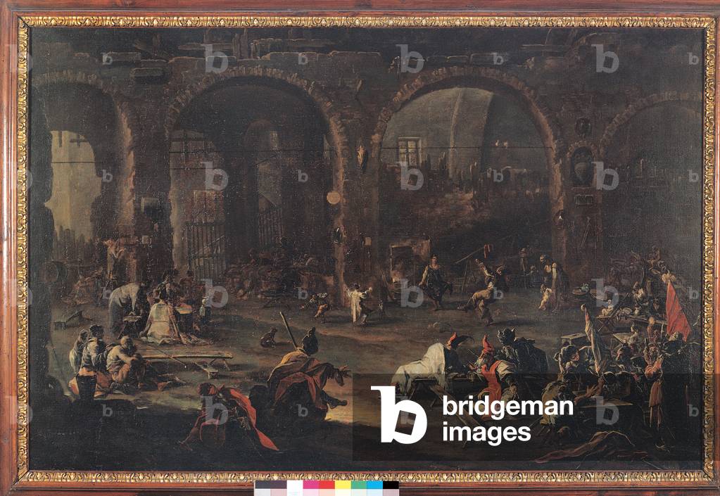 Genre Scene, 1720-30 (oil on canvas)