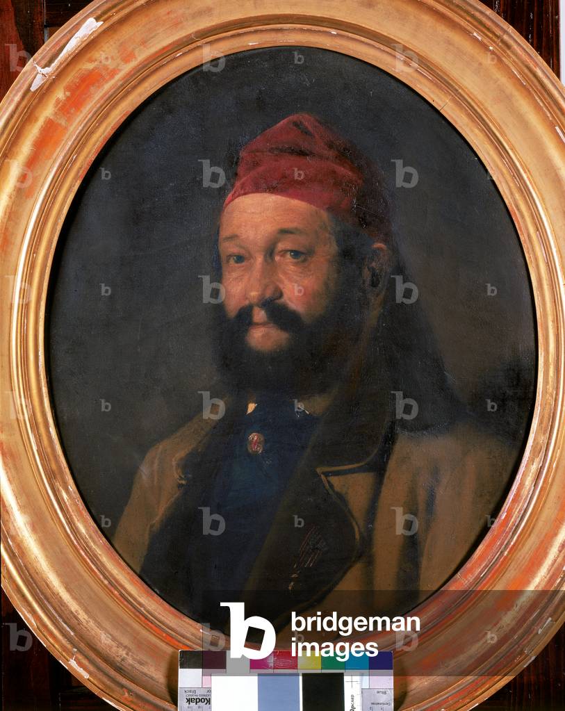 Portrait of the painter Carlo Landriani, 1850-59 (oil on canvas)