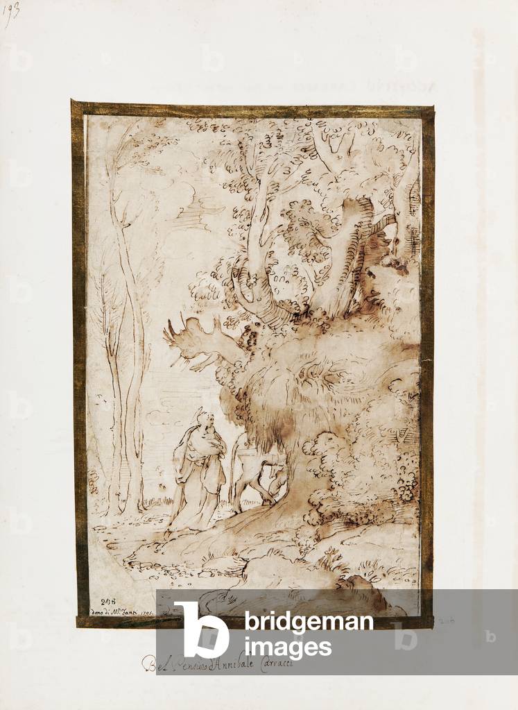 Flight into Egypt with Landscape