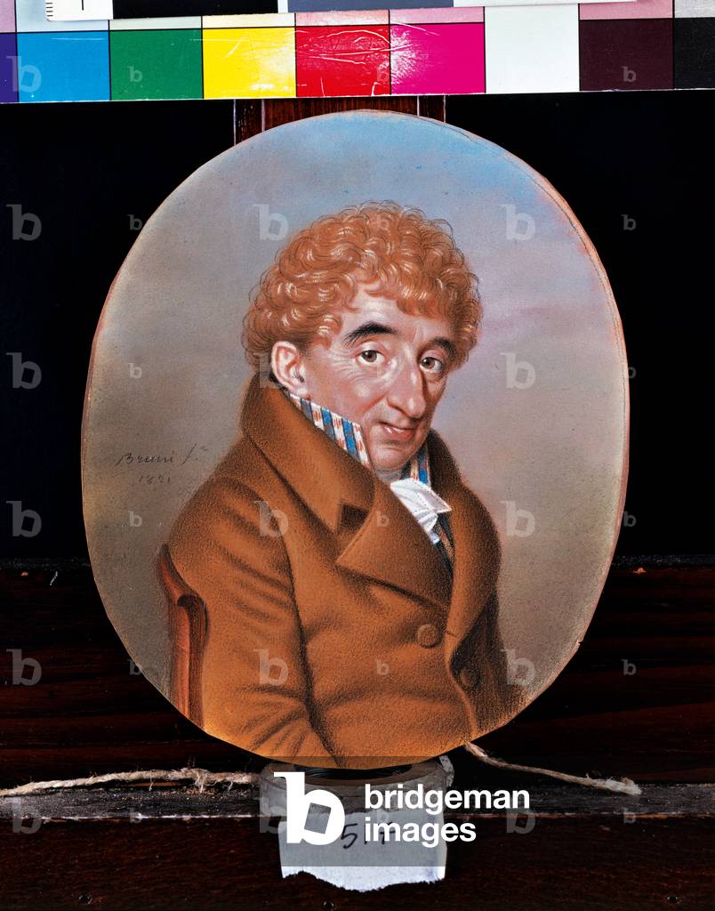 Portrait of the Count Francesco Pertusani, 1821 (pastel on paper)