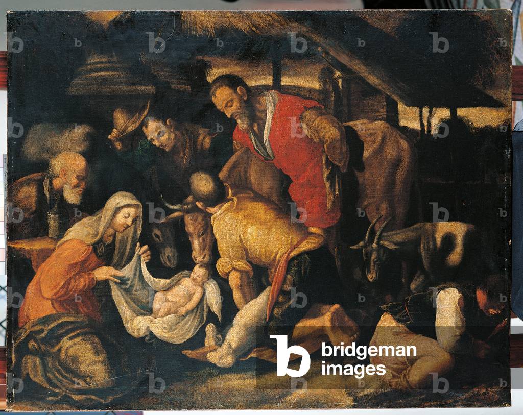 Adoration of the Shepherds (oil on canvas)