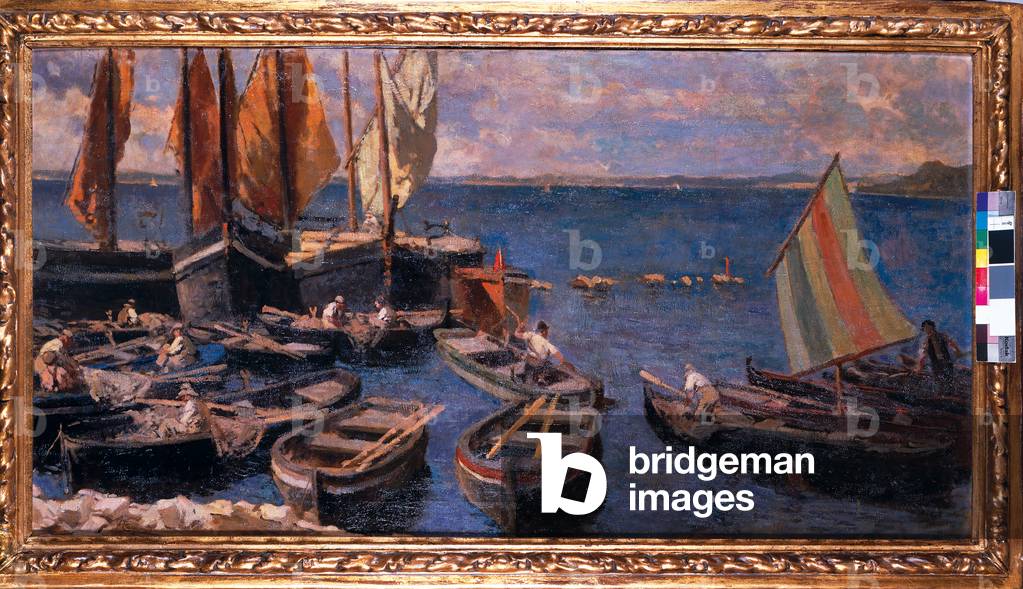 Marina (oil on canvas)