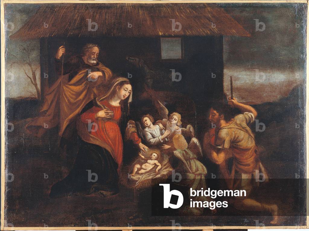 Adoration of the Shepherds (oil on canvas)