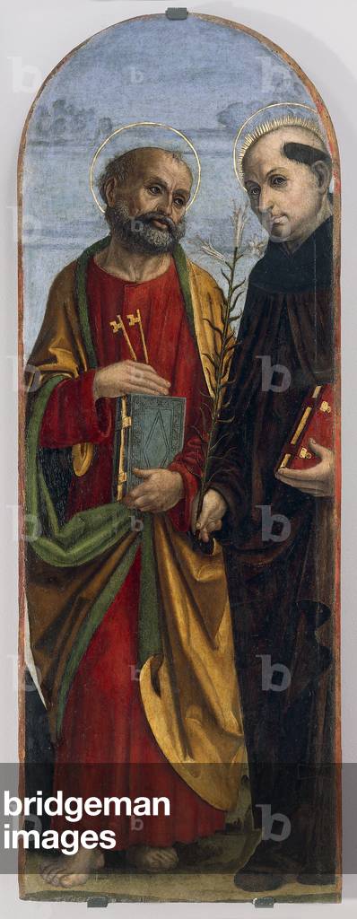 Triptych Madonna with Child and Saints
