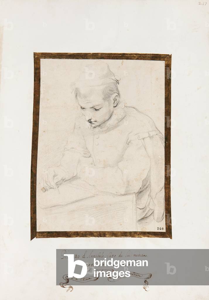 Young Man Drawing
