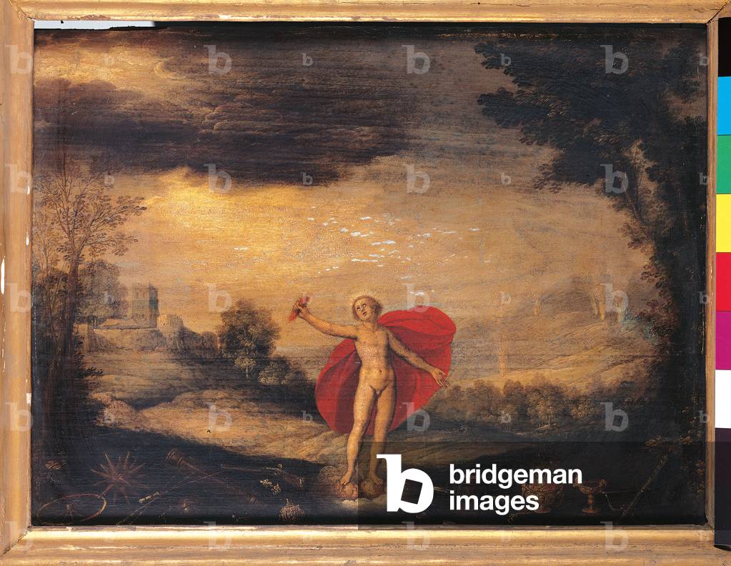 Allegory of Fire, 1650-99 (oil on panel)