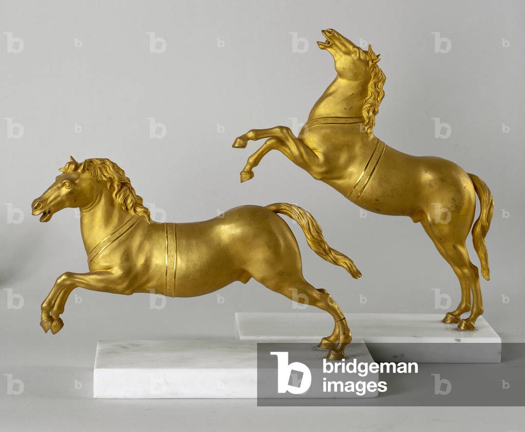 Rearing Horse and Galloping Horse