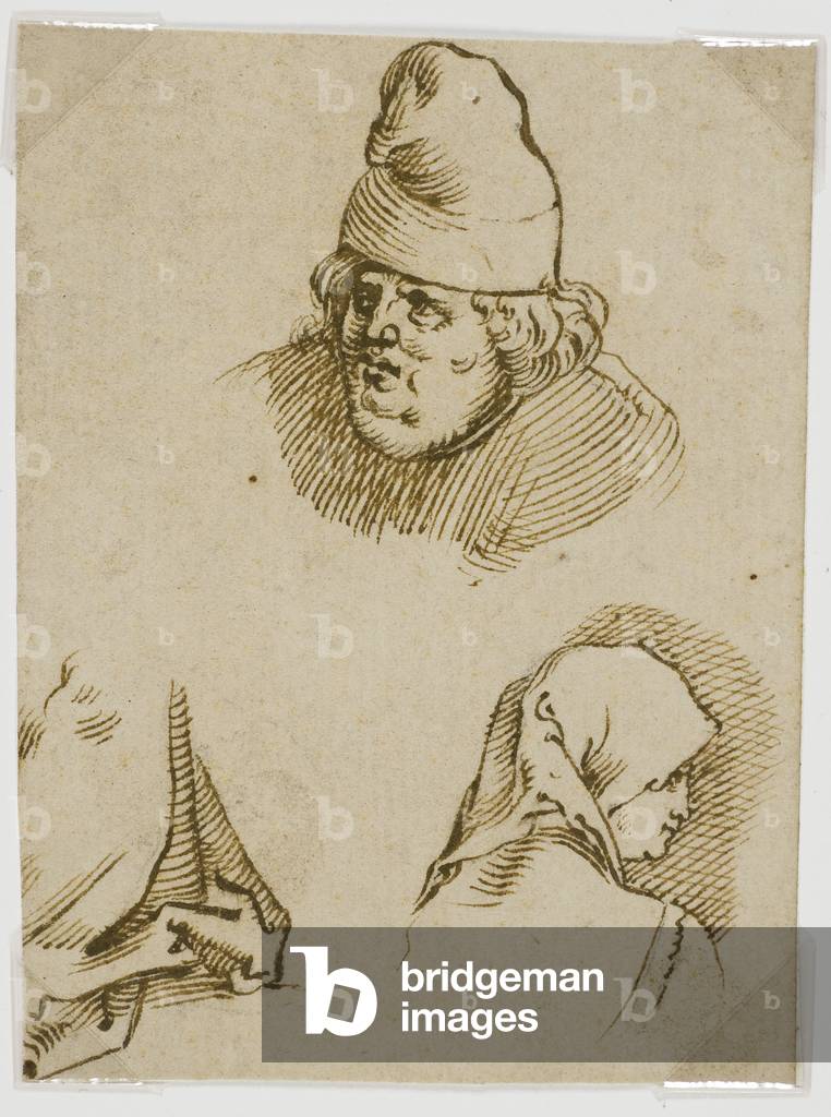 Three Studies of Male and Female Figures