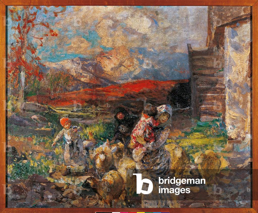 The House of the Shepherd, 1890-99 (oil on panel)