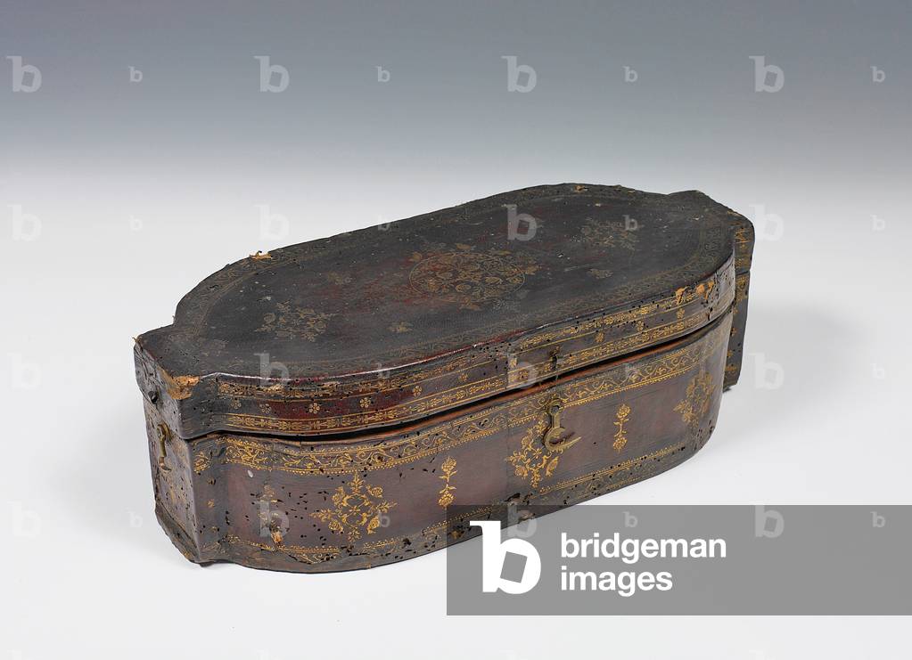 Case for One Pair of Stirrups, c.1850 (wood & leather)