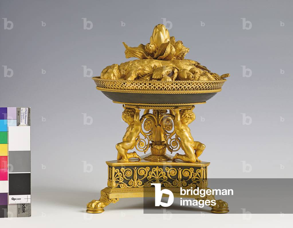 Stand for Centerpiece, c.1820 (chiselled & gilt bronze)