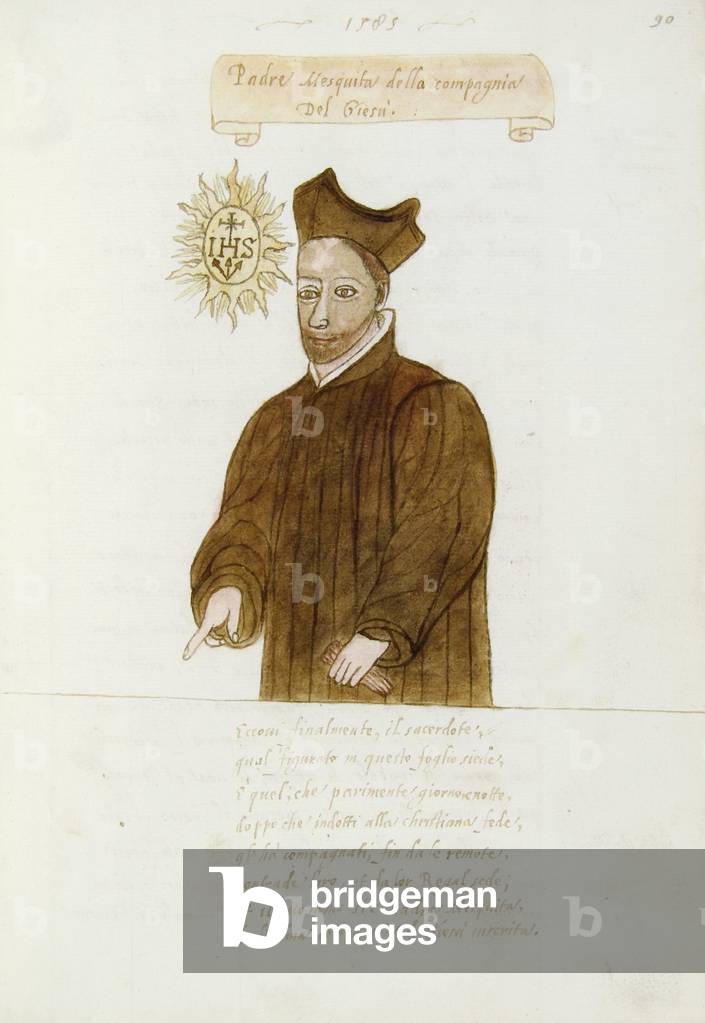 Portrait of Father Mesquita of the Society of Jesus