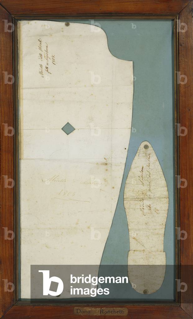 Model of Napoleon Bonaparte's boot and foot