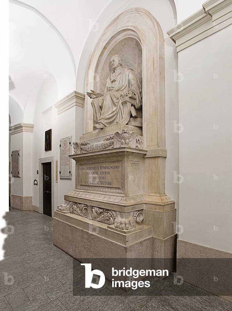 Monument to Gian Domenico Romagnosi (white marble)