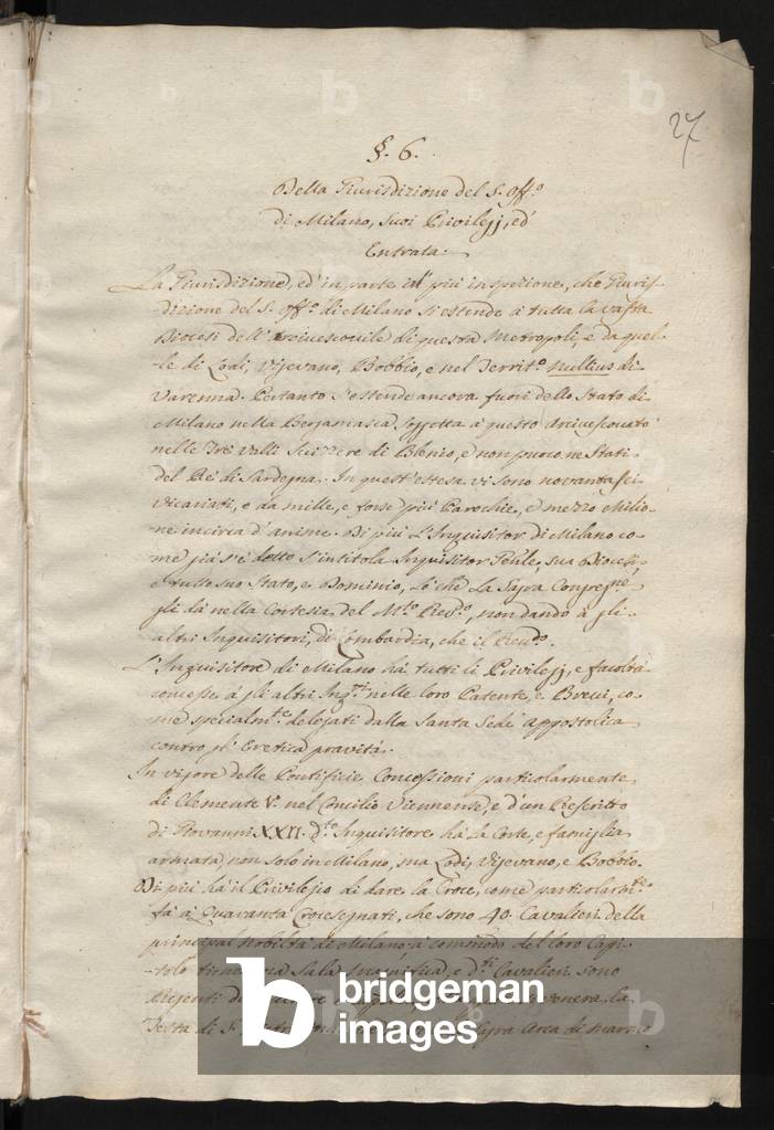 Storia della Santa Inquisizione di Milano