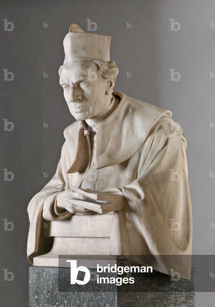 Portrait of Monsignor Antonio Ceriani (marble)