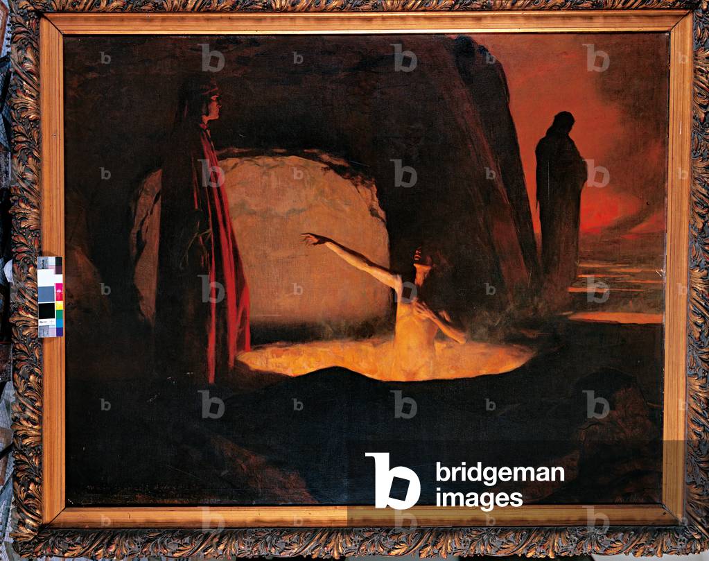 Dante Meeting Farinata, 1900 (oil on canvas)