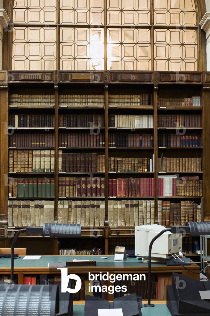 Current reading room of the Biblioteca Ambrosiana (photo)