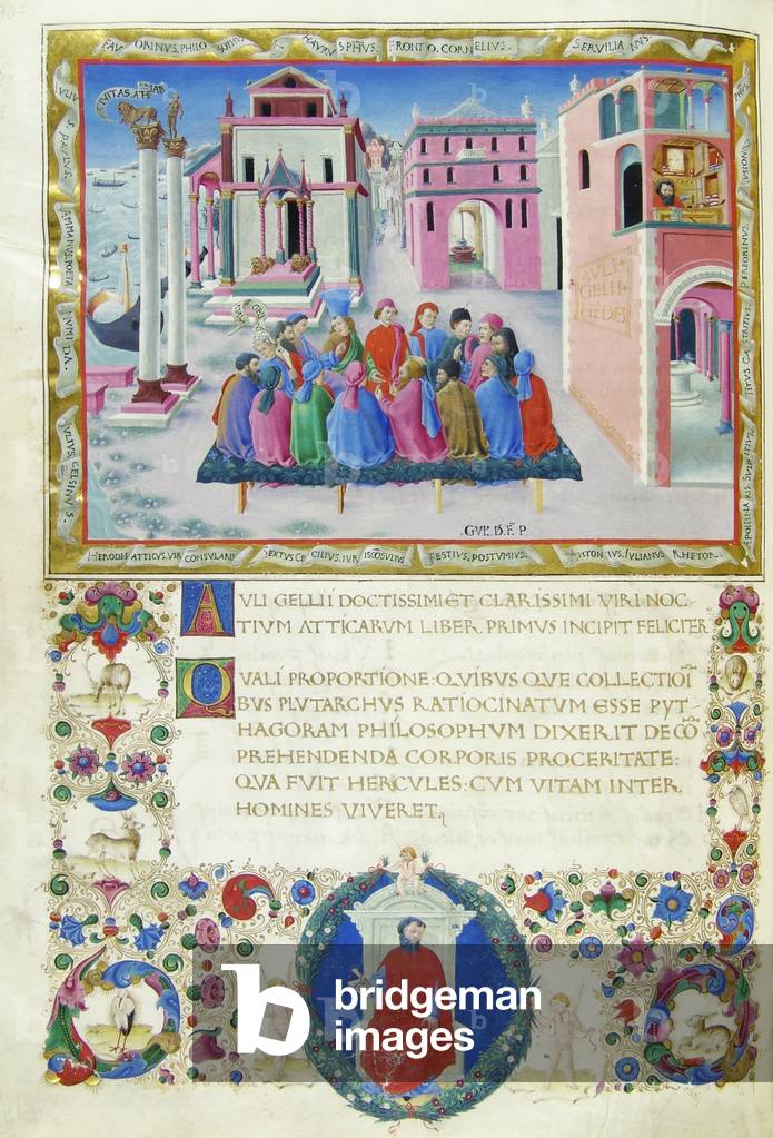 16 Learned Men Surrounding Aulus Gellius