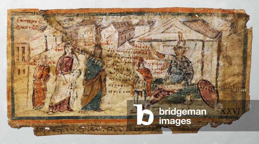 The conversation between Hector and Andromache
