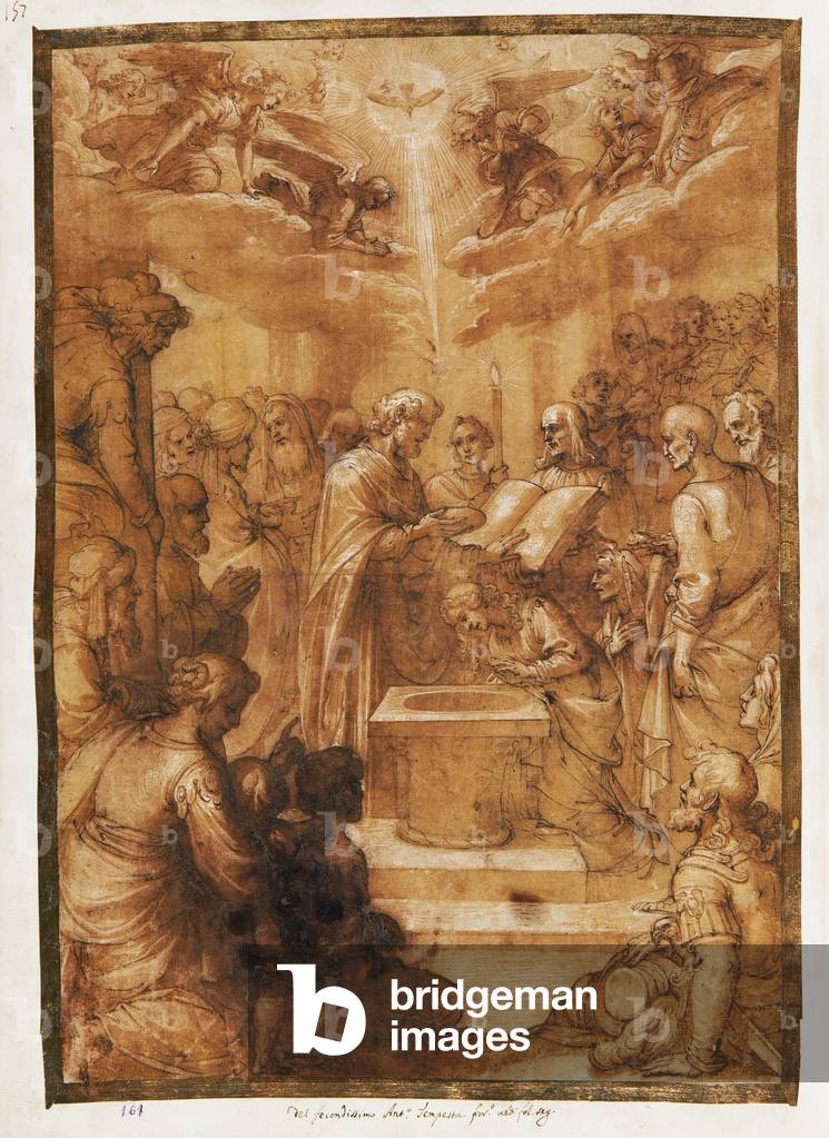 Saint Peter Baptizing Saint Prisca of Rome