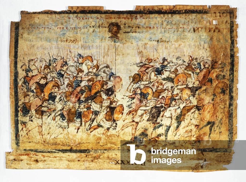 Hector being wounded and Trojans being beaten back with Poseidon's help