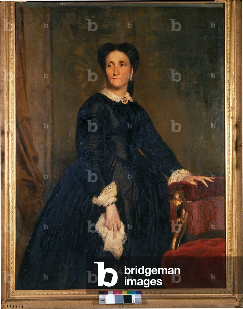 Portrait of Carolina Pietrasanta Bisi, c.1863 (oil on canvas)
