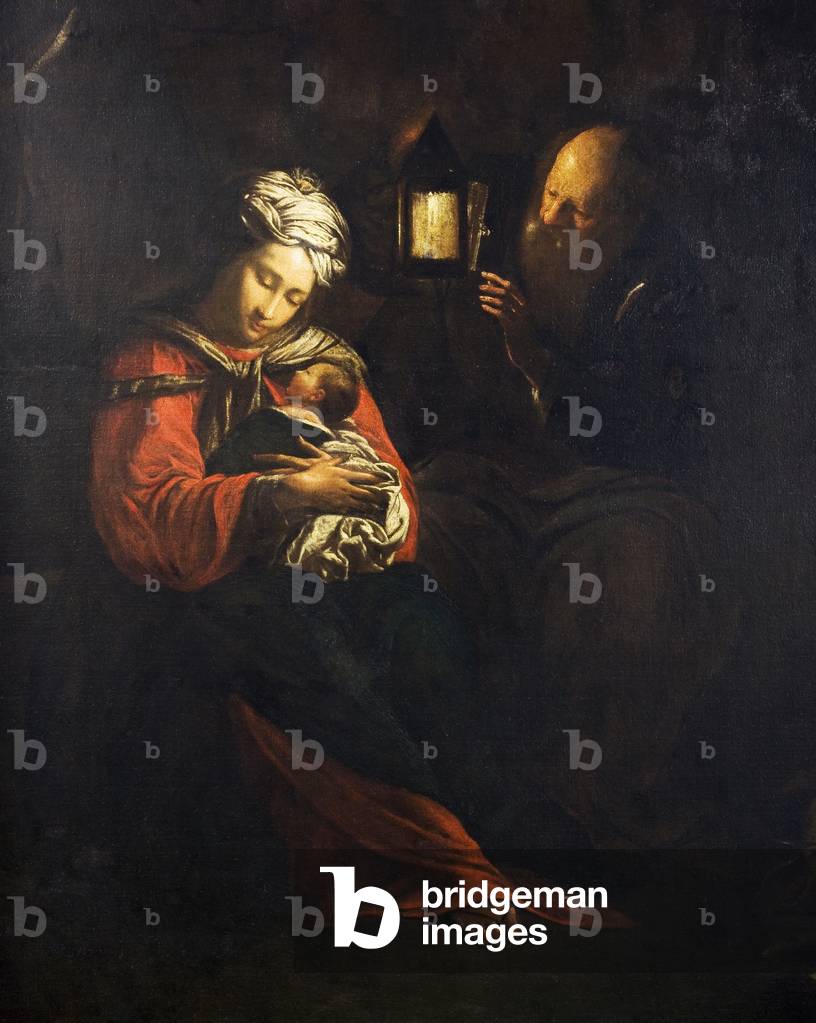 Rest on the Flight into Egypt, c.1620-30 (oil on canvas)