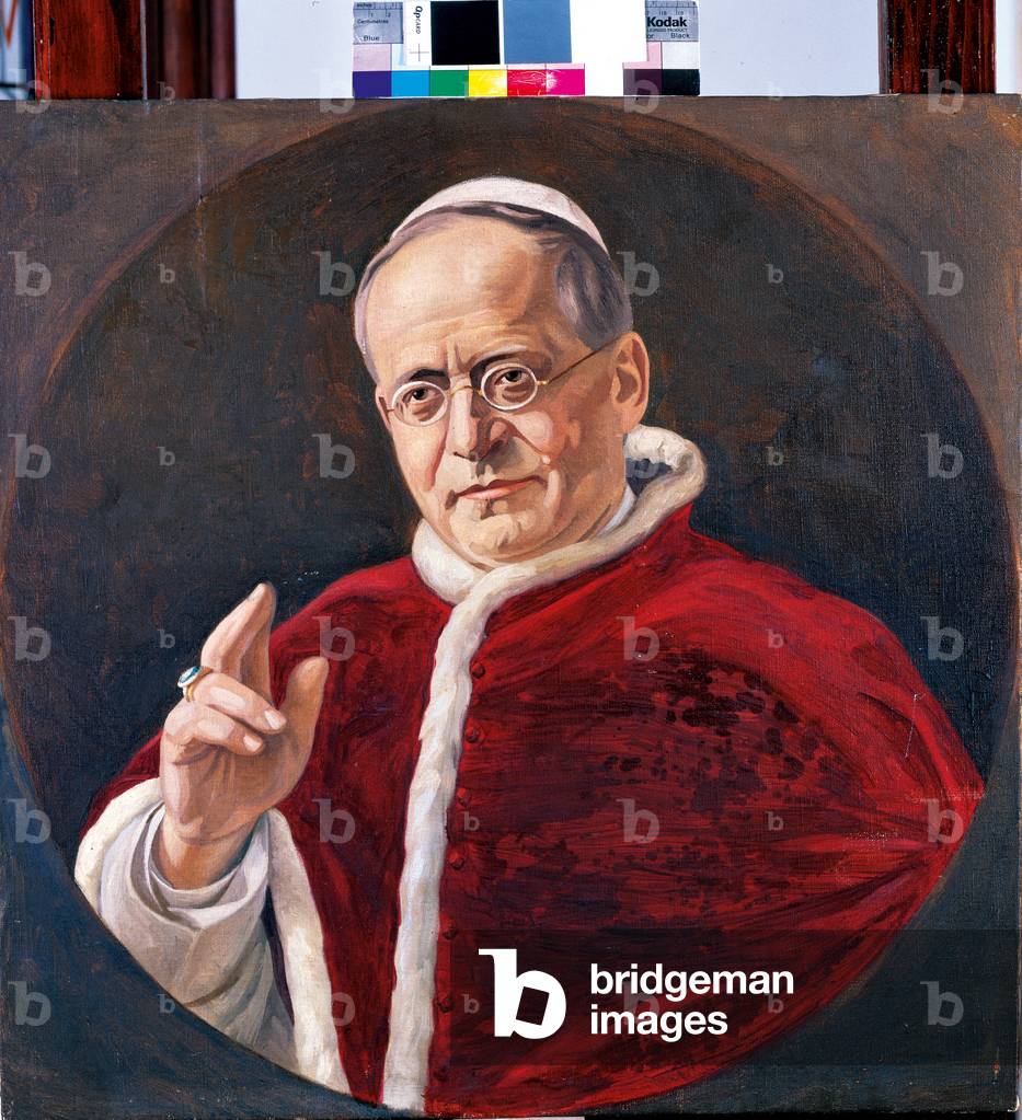 Portrait of Achille Ratti (oil on canvas)