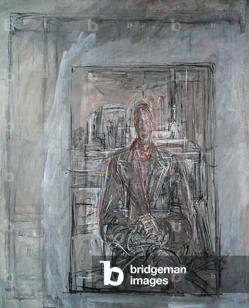 Porträt eines Mannes, 1950 (Öl auf Leinwand)