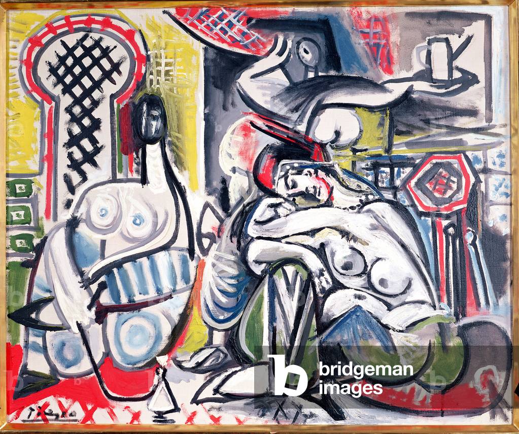 Die Frauen von Algier (nach Delacroix) 1954 (Öl auf Leinwand) (siehe 18916, 190277)