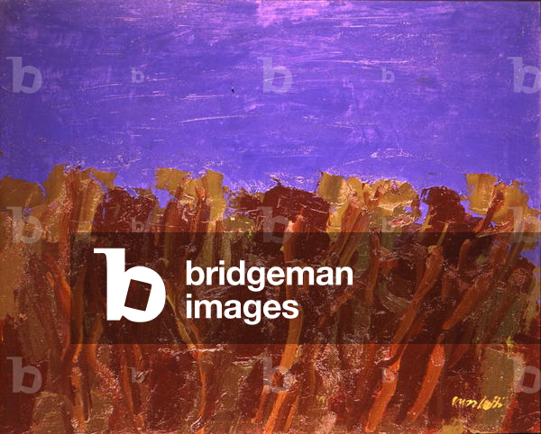 Olive Grove (oil on canvas)