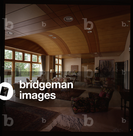 View of the interior, New House, Wadhurst Park, Sussex, 1986 (photo)