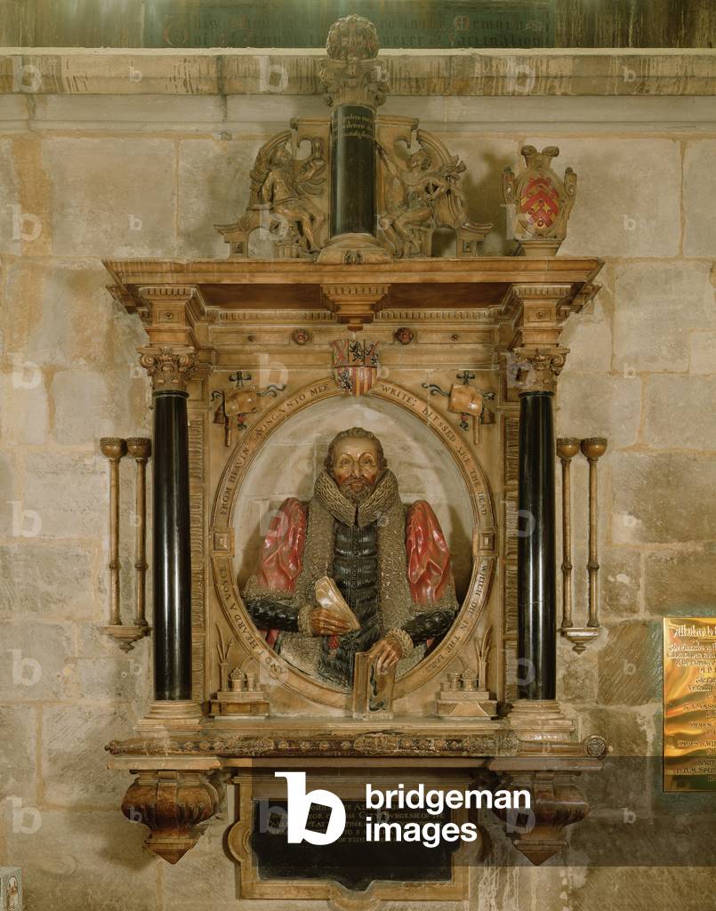 Monument to John Jones at Gloucester Cathedral (photo)