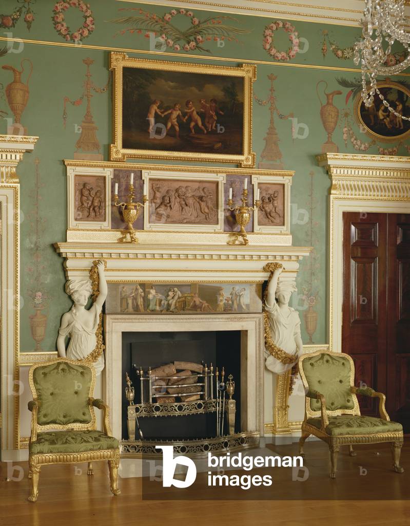 View of the interior, Spencer House, London (photo)