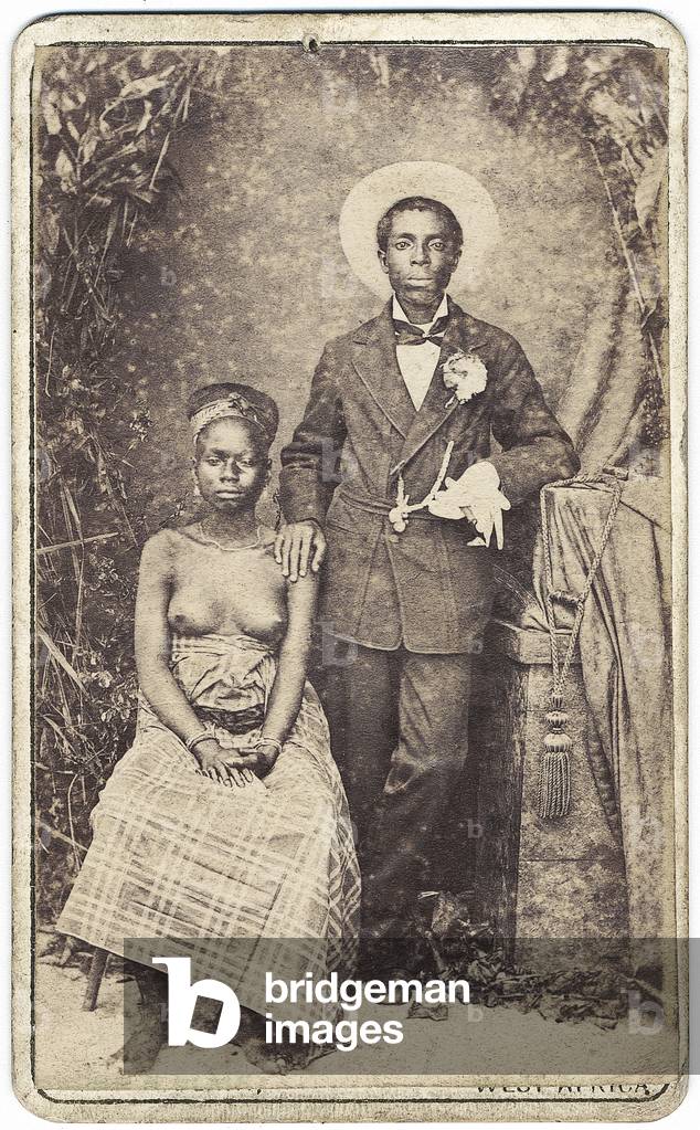 Couple, 1870s (albumen print)