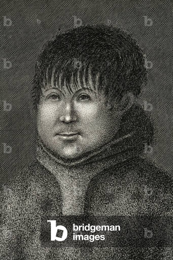 John Sakeouse, a native of Jacob Sound, Greenland, the first Esquimaux known to have been in this country, 1816 (engraving)