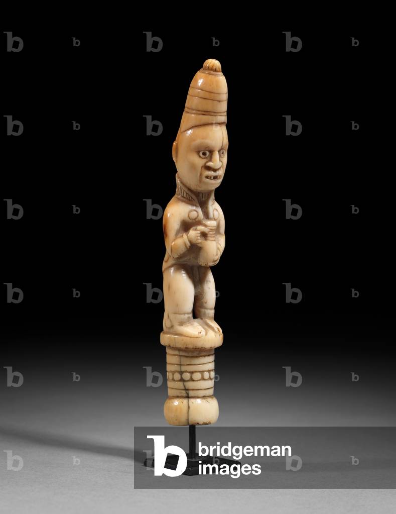 Flywhisk handle, c.1850 (ivory)