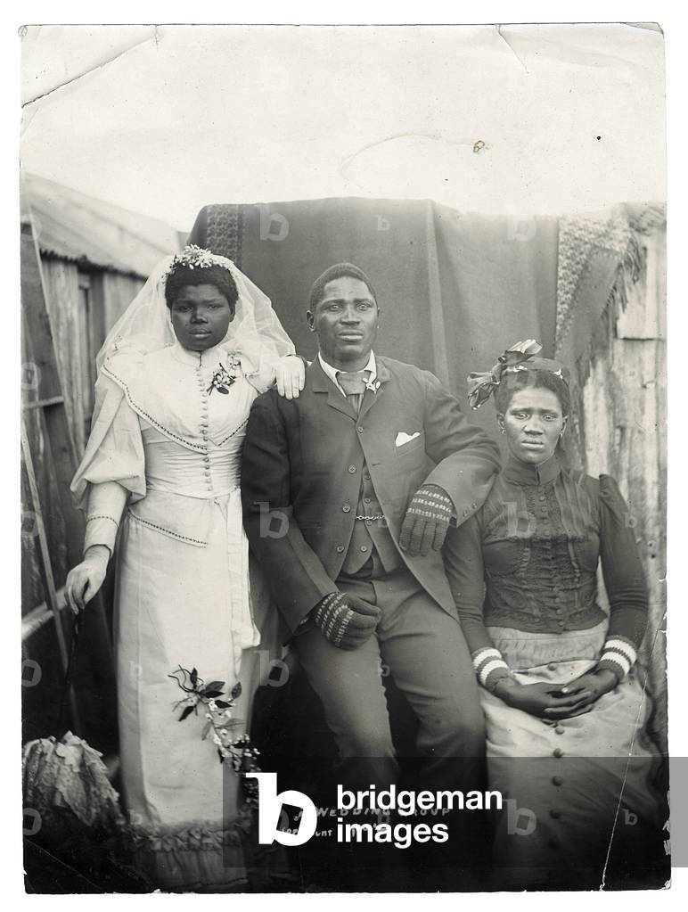 A Wedding Group, c.1890 (gelatin silver print)