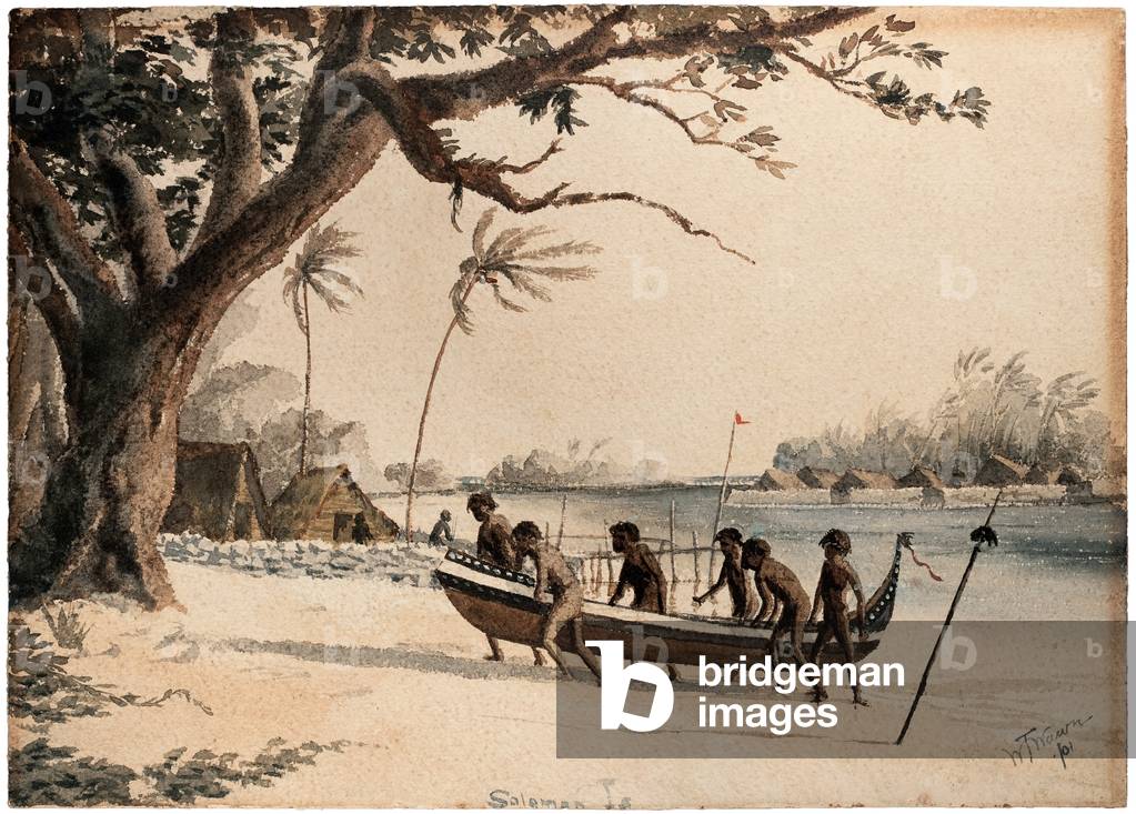 Solomon Islands, 1901 (w/c on paper)