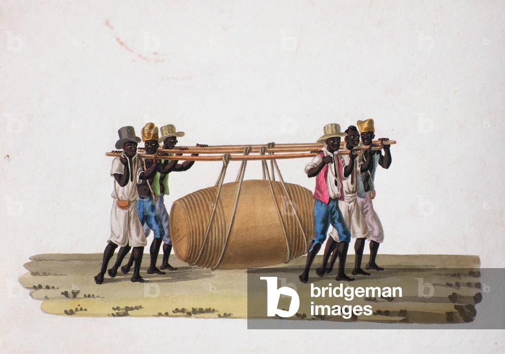 Wine Carriers (w/c on paper)