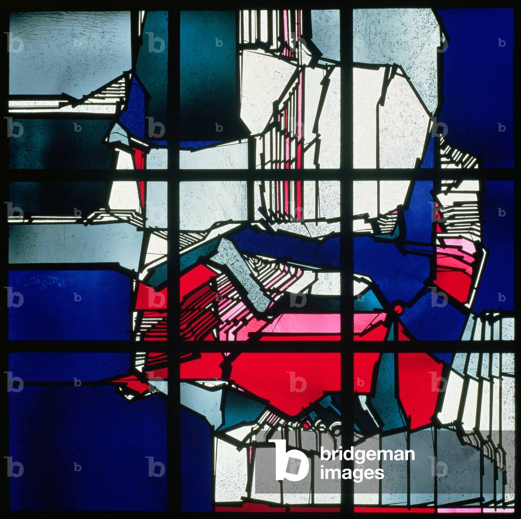Untitled, Exhibition panel, 1975 (stained glass)