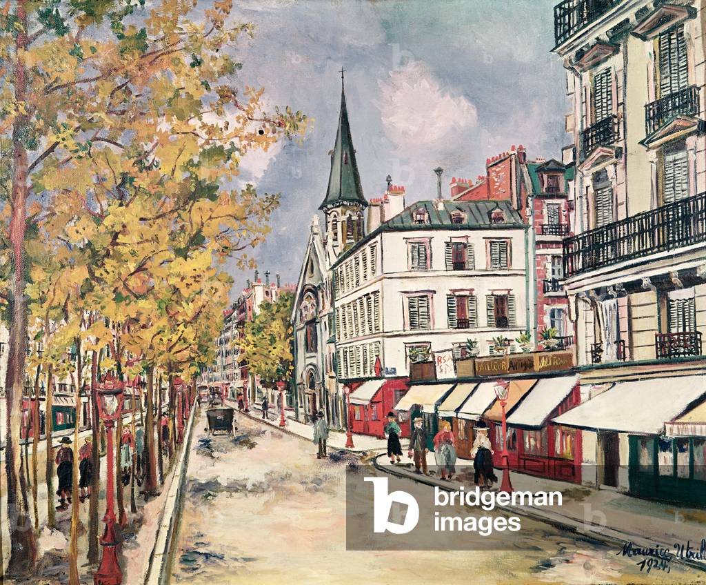 Pariser Straßenszene, 1924