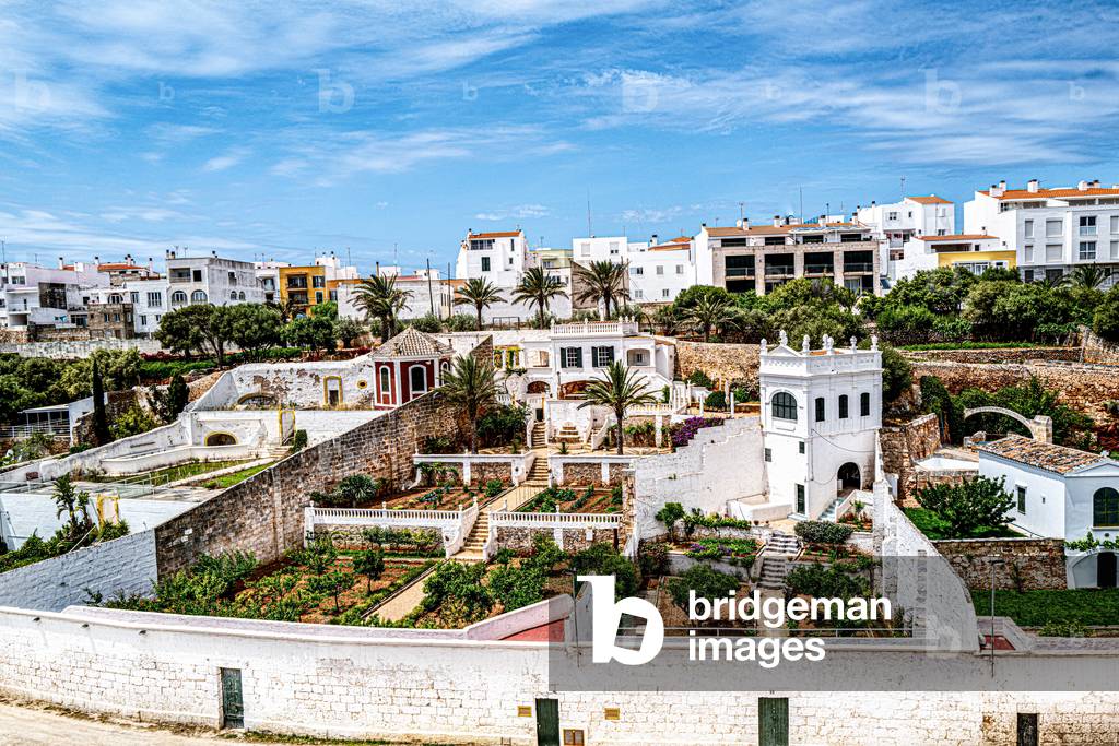 Menorca Ciutadella enclosed gardens Arab influence