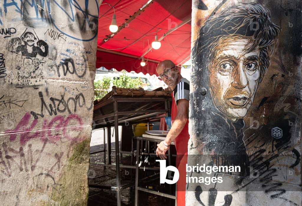 Al Pacino by C215 with merchant